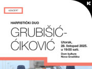 VEČERAS: Besplatni koncert harfističkog dua GRUBIŠIĆ – ĆIKOVIĆ u Domu kulture