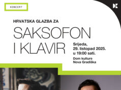 SUTRA: Koncert “Hrvatska glazba za saksofon i klavir” uz besplatan ulaz u Domu kulture