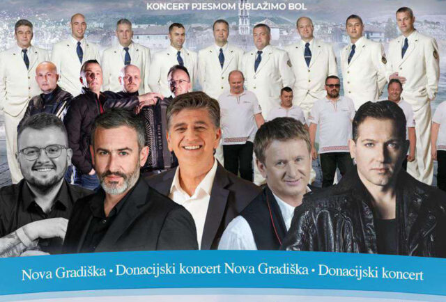 Koncert “PJESMOM UBLAŽIMO BOL” 27. studenoga u svečanoj dvorani Kruna