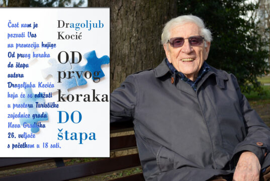 Promocija knjige “Od prvog koraka do štapa” Dr. Dragoljuba Kocića u četvrtak