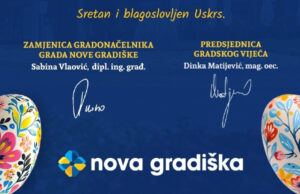Čestitka vodstva Grada Nove Gradiške povodom Uskrsa