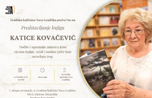 Predstavljanje knjiga Katice Kovačević u petak, 10. travnja u prostoru TZGNG