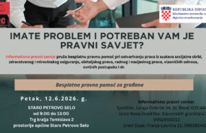 IPC – U petak 12. lipnja BESPLATNA PRAVNA POMOĆ za građane Općine Staro Petrovo Selo od 9 do 13 sati