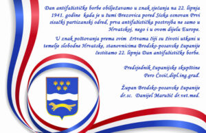Čestitka Brodsko-posavske županije povodom Dana antifašističke borbe