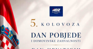 Čestitka županijske i gradske organizacije HDZ-a povodom Dana pobjede i domovinske zahvalnosti i Dana hrvatskih branitelja