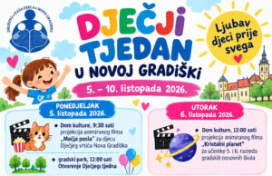 Donosimo program Dječjega tjedna Društva “Naša djeca” Nove Gradiške